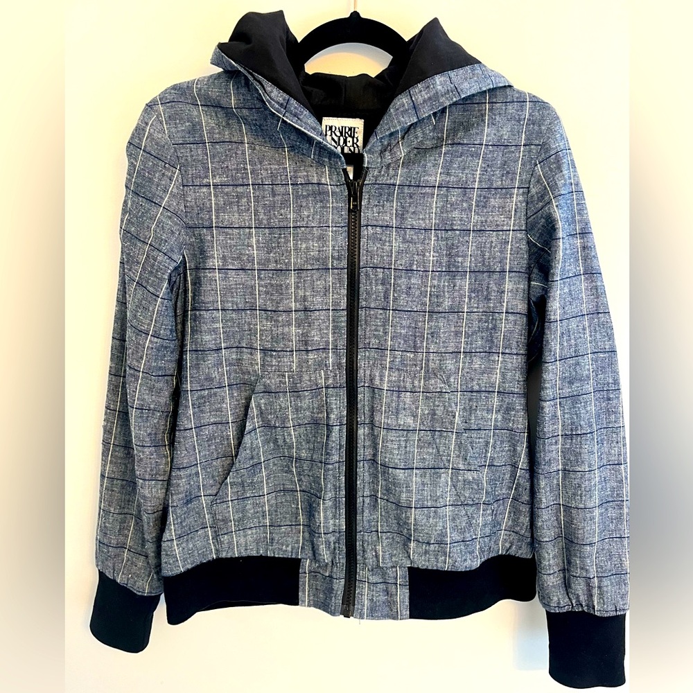 Prairie Underground structured hemp hoodie jacket